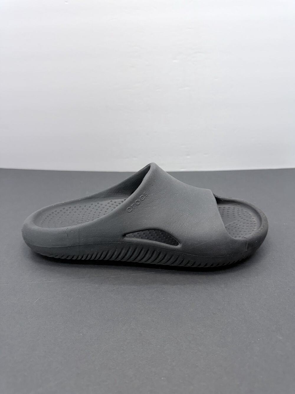 Crocs Mellow Recovery Slide Black Size Men's 6 Women's 8 Black